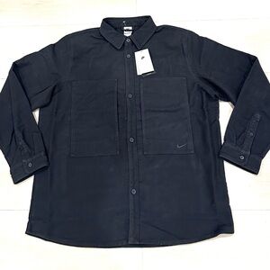 Nike Life Chamois Field Heavyweight Oversized Men's Shirt Large New FB7742-104